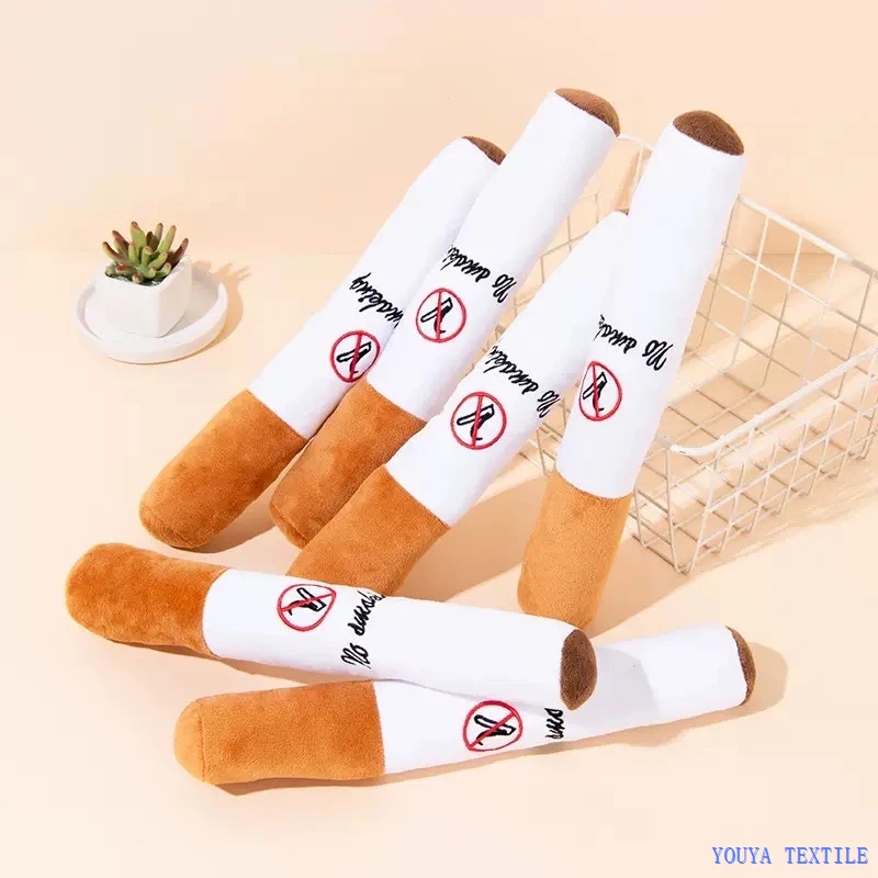 Fun Plush Cigarette-Shaped Dog Toy suppliers